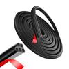 Car Weather Stripping - Car Triple Layer Thickening Seal Strip, Door 6 Hole Sound