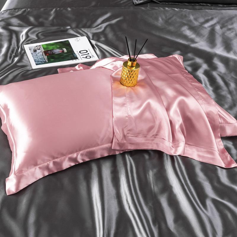 Charm Momme Anti-wrinkle Soft Protect Hair Skin Pillowcase Skin-friendly 48cm*74cm Silk Pillow Case PillowCase Luxury 100% Mulberry Silk For Bed