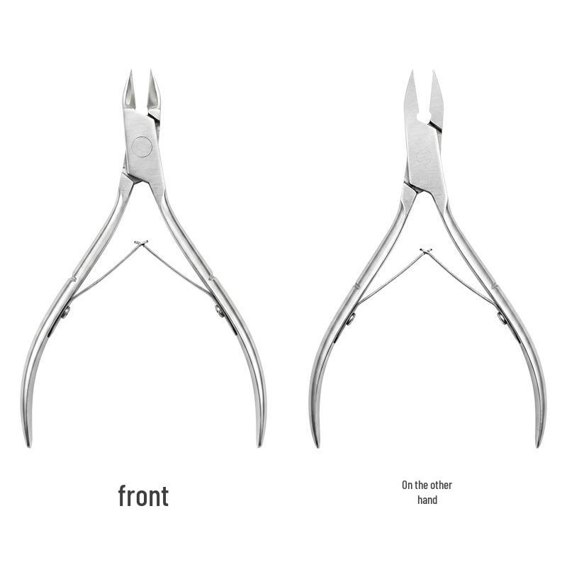High-Grade Stainless Steel Nail Cuticle Nipper for Removing Cuticles, Calluses, and Hangnails - Professional Nail Care Tool Cuticle Nipper