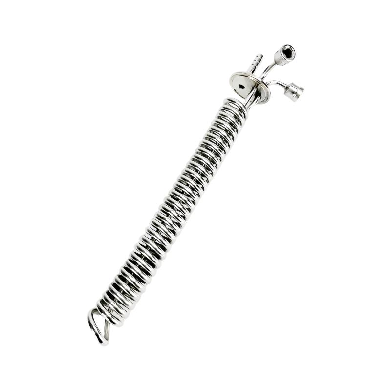 1.5  Tri-clamp Sanitary Dephlegmator/ Distillation Condenser, Pipe OD 6mm,Lenght 295mm,Reflux,Dimroth,Stainless Steel 304 1-1/2