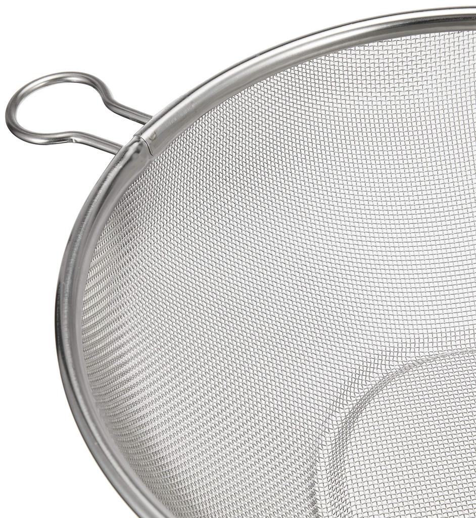 Three Snow Colander with Petit Rings and Stainless Easy To Made In Three Snow Shinkoshi Product 31333 Heavy-Duty Handles, 25cm, 18-8 Steel, Clean,