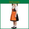 Girls Halloween Costume Set Oktoberfest Maid Dress With Soft Polyester Fabric For Children