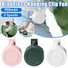 Mini Clip Fan Hanging Waist Neck Fan Girl Electric Air Cooling Fan 900mah USB Leafless Fan 3 Speeds Portable Cooler Air