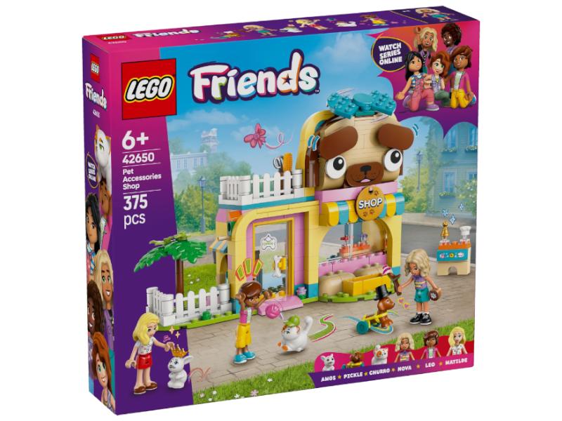 Klocki lego friends 42650 sklep z akcesoriami dla zwierząt 6+ (elementy: 375)