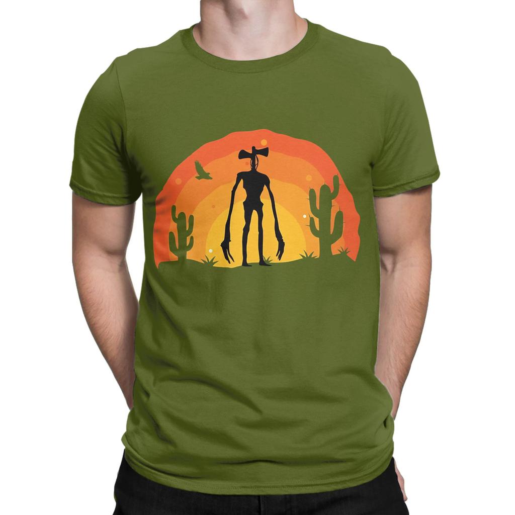 Siren Head Kostüm für Kinder Jungen Weltraum Wüste UFO Grafik 100% Baumwolle T-Shirt Siren Head Oberteile T-Shirts Für Unisex