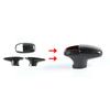GXP1  Carbon Fiber Look Car Gear Shift Decoration Cover Gear Shift Handle Sticker Trim For Dodge Charger/Challenger 2015+/Durango 2018