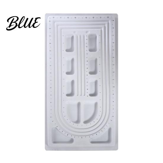 Schmuck-Planungsbrett Perlen-Design DIY-Herstellungsschale Beflockter Organizer
