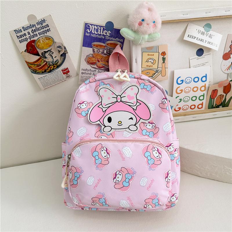 

Adorable Nylon Backpacks For Kids 2024 New Cartoon School Bags For Boys And Girls My Melody