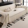 Color Cool Decor Throw-Cover Quilt Pleated Korean-Fashion Lacy-Trim Camp-Adventure Pad Settee-Set Guard Timeless Plain Couch-Set Shield