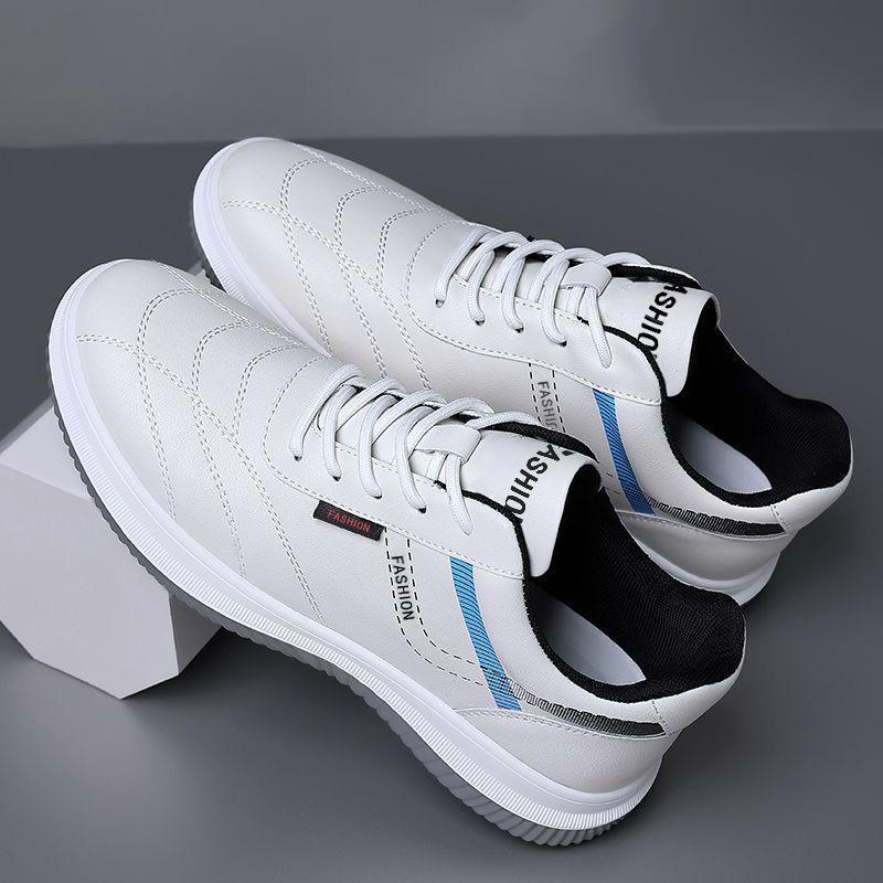 

Men s shoes 2025 new leather casual sports shoes Korean version business driving shoes men s running shoes foreign trade board shoes 44