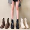 Early spring new fashion small fashion boots women's thick heel Martin boots super high heel temperament small short boots