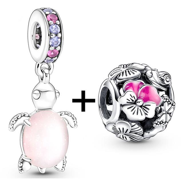 2 teile/los Schildkröte Octopus Vogel Charme Perlen Anhänger Passt Original Diy Armbänder Halsketten Für Frauen Männer Schmuck Geschenk Sonderangebot