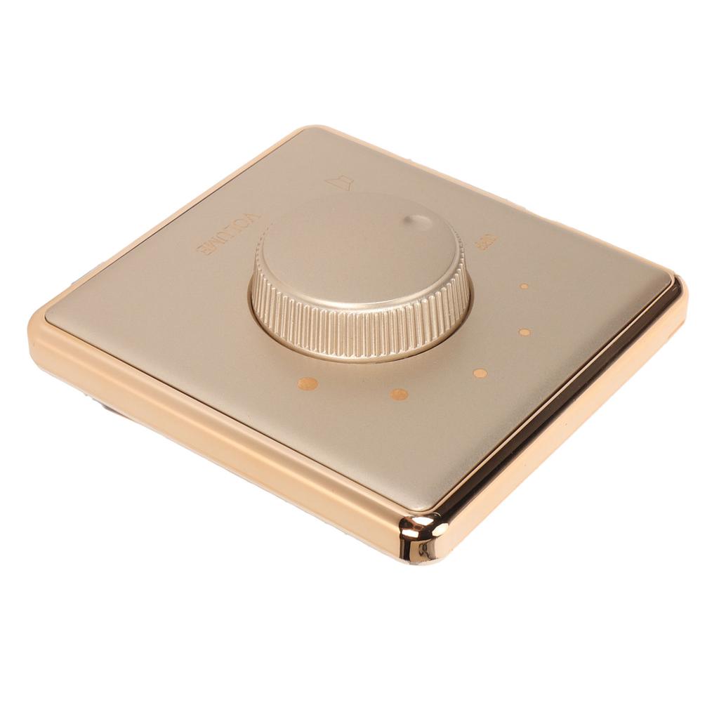 Wall Mount Volume Control Knob 10W Volume Control Wall Plate Knob Volume Controller for Home Speakers