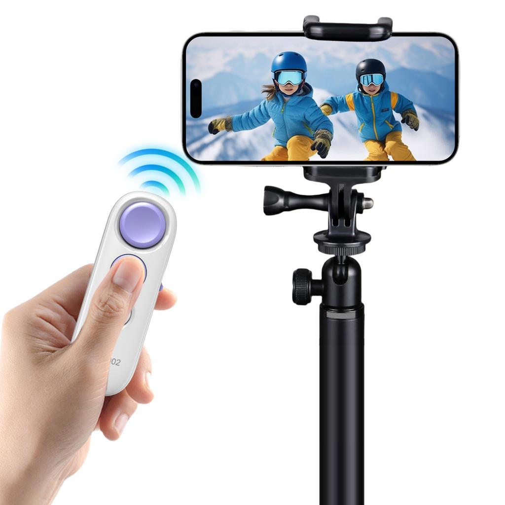 Remote Control Hands-Free EBook Reading Page Turner Remote Clicker Multifunctional Camera Video Record Remote Trigger Flips Page