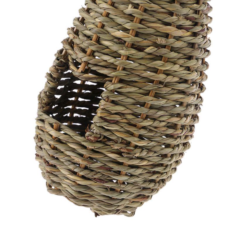 Premium Hanging Bird House Natural Fiber Finch Bird Nest Hut Outdoor Cage Shelter Hideaway Bird Nest High Quality Elegant