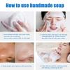 1/3pcs Upgrade Sea Salt Soap Cleaner Removal Pimple Pores Acne Treatment Goat Milk Moisturizing Face Wash Soap Base Skin Care