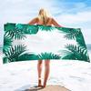 Beach Towel Palm Leaves Pattern Oversized Microfiber Tropical Beach Towel,Thin Lightweight Pool Swim Palm Tree Bath Shower Towel