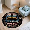 Snake Pattern Round rug,Carpet Rug for Living Room Bedroom Playroom ,Non-slip Floor Mat,Holiday Gifts and Birthday Gifts.