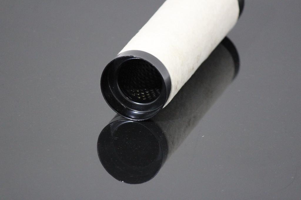 Muffler inner 60mm universal cylindrical type with glass silencer, diameter, fit, black, wool.
