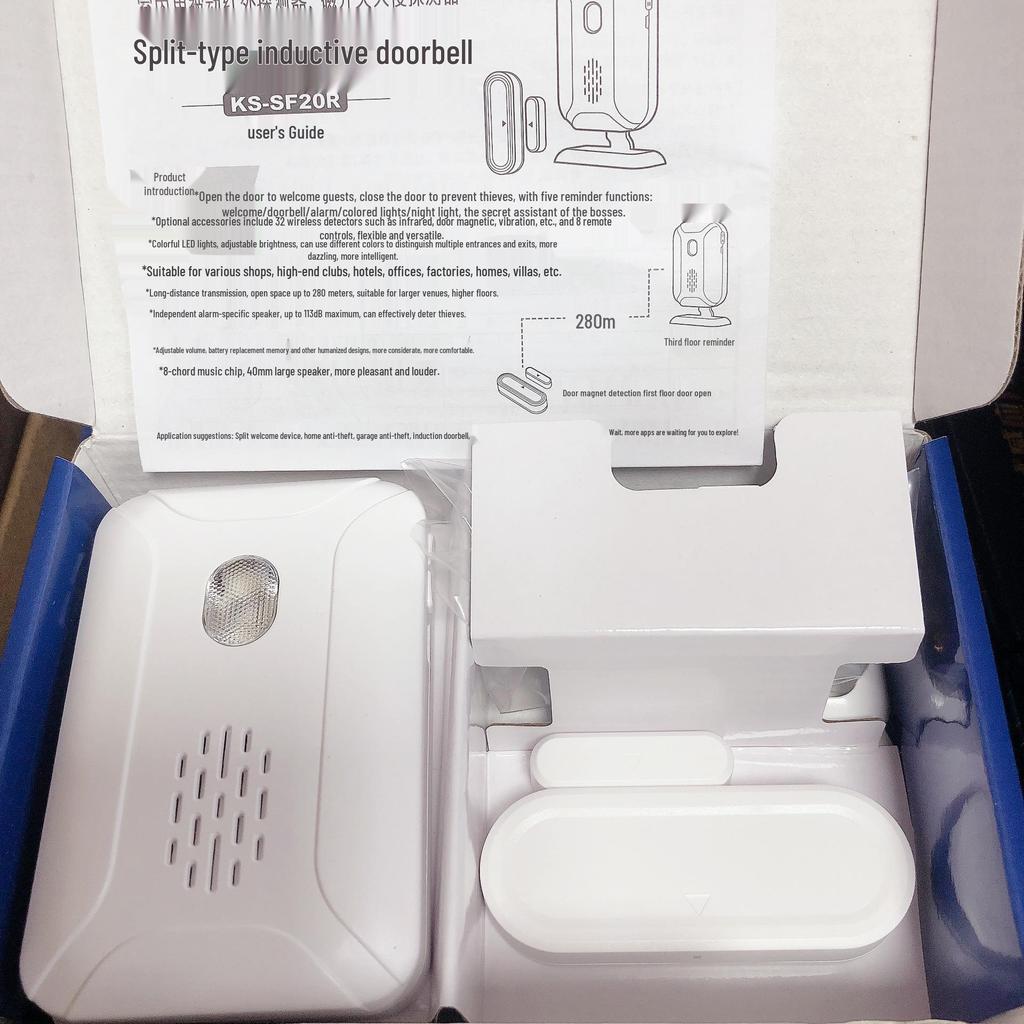 Smart Door Open Sensor Alarm: Fridge, Freezer, Shop Doorbell & Window Security