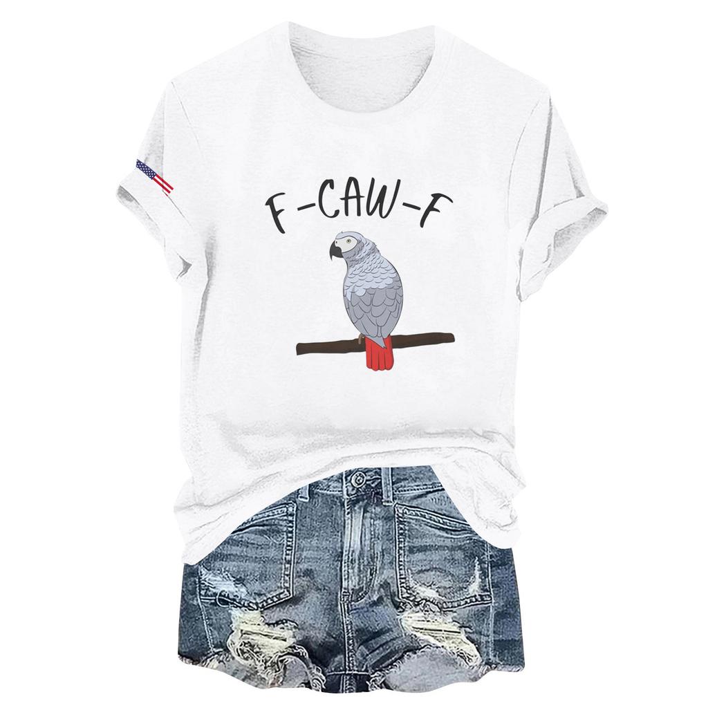 Trička Trička s krátkým rukávem Pro ženy Módní topy Lehké Měkké Ležérní Letní outfity Oblečení