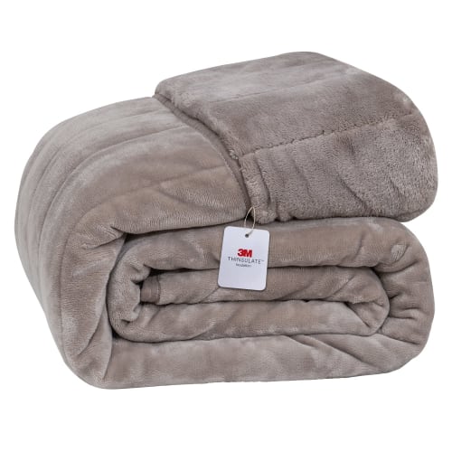 VK Living Thinsulate Blanket, Thick, Single, Winter Size, [SUPER HOT], Double-Layer Flannel, 3M Thinsulate Insulation, Ultra-Fine Fiber, LockHeat Fast