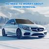 Thick Oxford Fabric All Weather Protective Windshield Guard Cover for Cars with Magnetic Hooks for Snow Frost Sun Defense