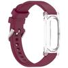 Bracelet de montre de remplacement en silicone, bracelet réglable et respirant, boîtier transparent pour Google Fitbit Air