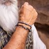 Pig&Hen Dunting Dean Bracelet - Navy X Silver