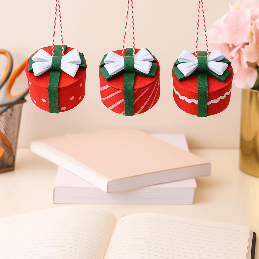 Small Christmas Decoration Gift Box Christmas Tree Decoration Mini Christmas Gift Pack  Christmas