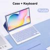 For Galaxy Tab S6 Lite 10.4 Inch Case with Keyboard, Detachable Keyboard Cover for Samsung Tab S6 Lite SM-P610 P613 P615 P619