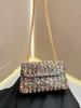 Retro Rhinestone Single Shoulder and Crossbody Evening Bag