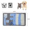 Dog Snuffle Mat Foraging Feeding Pad Nosework Treats Sniffing Slow Feeder Training Mats for Small Medium Large Dogs