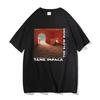 Tame Impala The Slow Rush Μπλουζάκια με Γραφικό Άλμπουμ Ανδρικά Vintage T-shirt Άνδρας Hip Hop Oversized T-shirts Γυναικεία Lndie Pop Μουσικής T-shirts