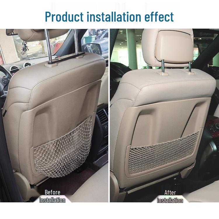 Mercedes-Benz W166 W164 Seat Back Mesh Storage Pocket for ML, GLE, R, GLS, GL