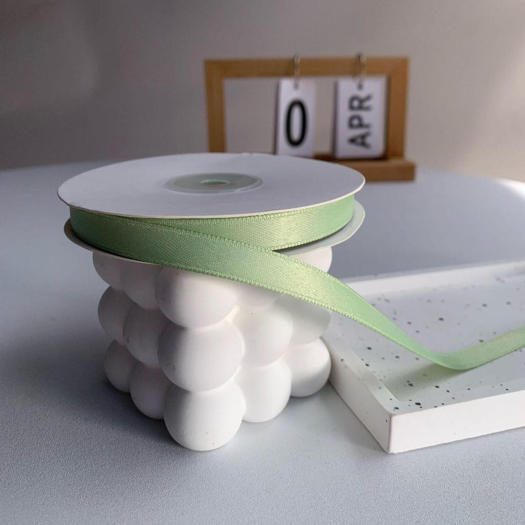 Korejská polyester-bavlna matná stuha pro DIY mašle a vlasové doplňky, 1 cm