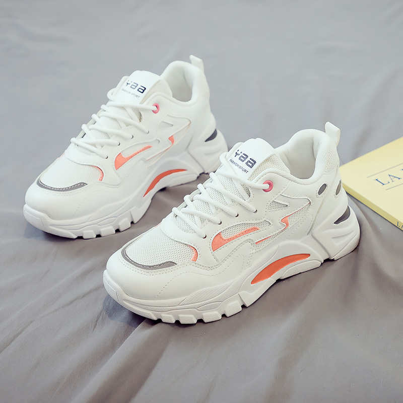 Big Sole Round Nose Platform Woman Platform Heeled Shoes High Heel Boots Women Sneakers Sport Runing Sunny Ternis Shooes