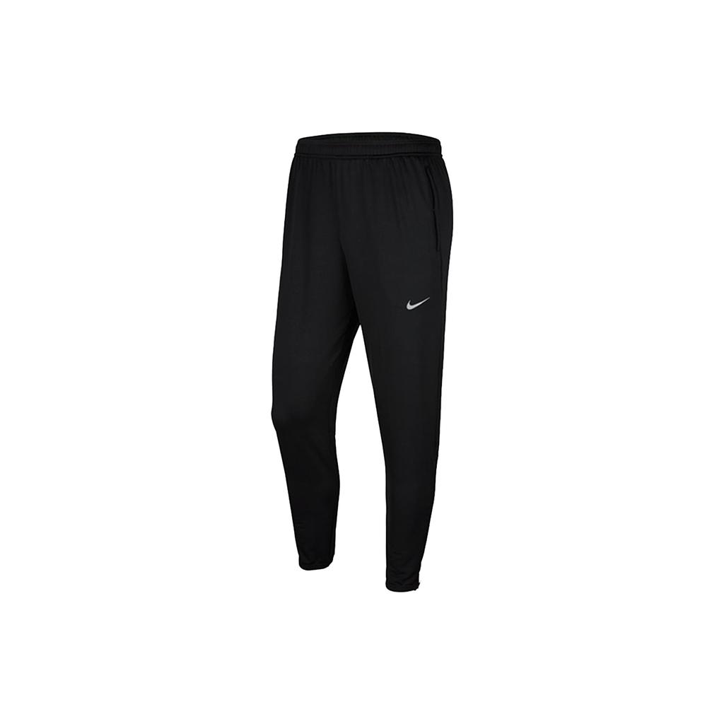 Nike Essential Knit Dri-Fit Breathable Casual Running Pants Men Bottoms Black CU5526-010