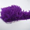 10Meters Fluffy Turkey Feathers Trim Fringe Ribbon Marabou Feather On Tape Fringes Sewing Trimmings DIY Clothes Dress Decoration