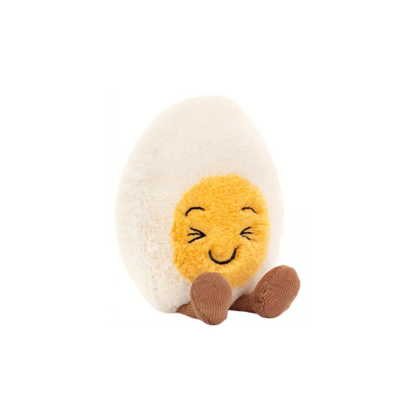 

JELLYCAT Fun Food Series Happy Boiled Egg Soothing Doll Plush Doll 14cm high Box Not Included