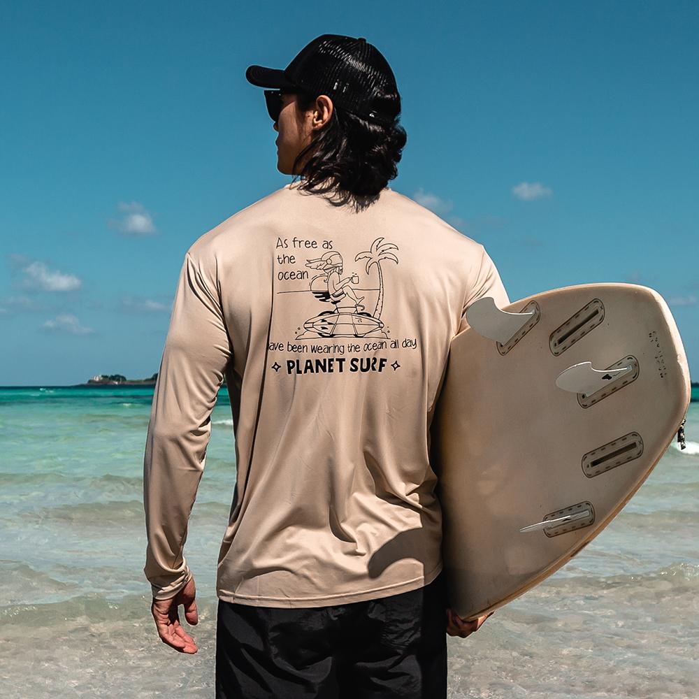 Peullaenisseopeu Men'S Loose Fit Rash Guard Ps039Lumt