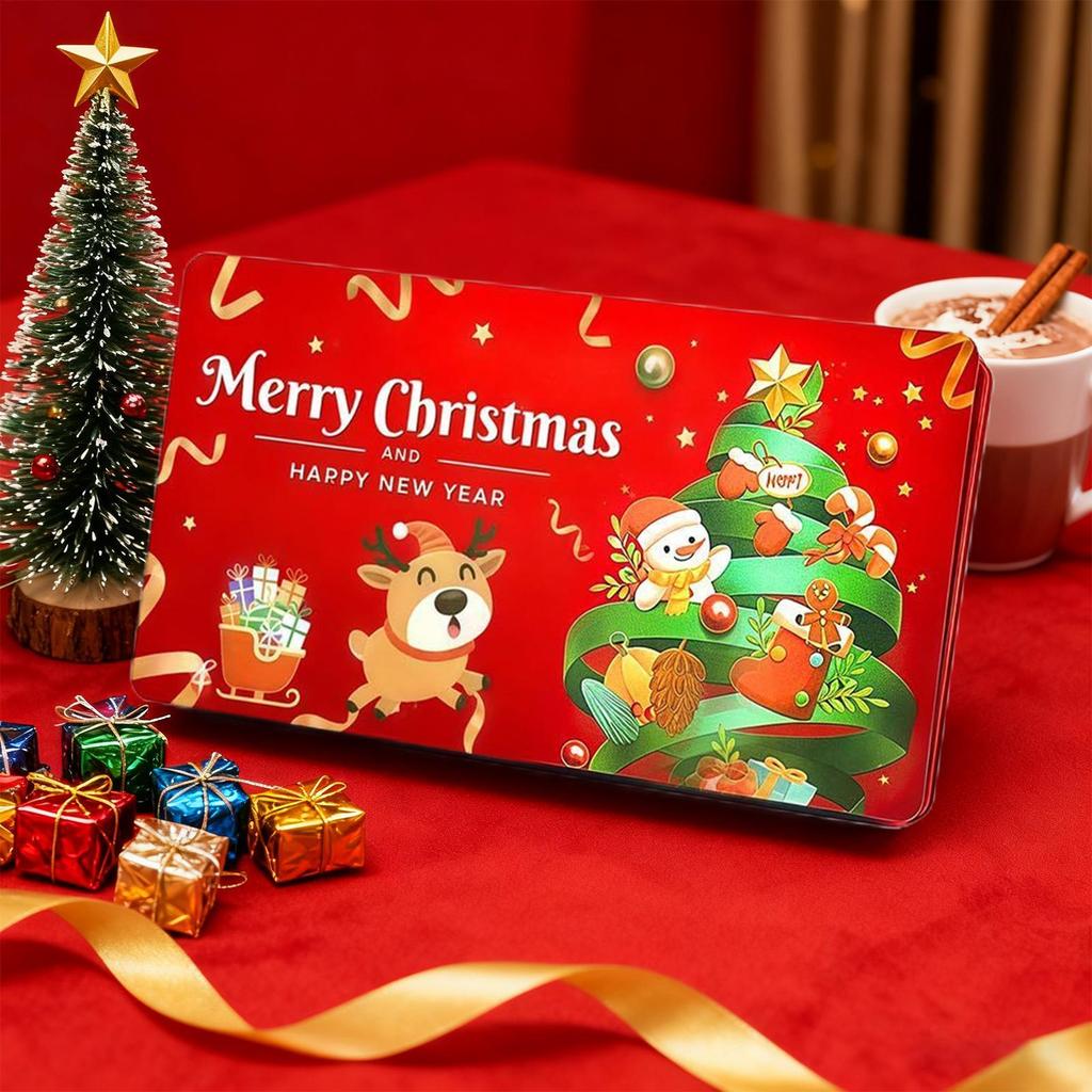 Money Box Christmas 10 Slots Festive Foldable Container Fun Holiday Cash Box For Festival Valentines Birthday Proposal Children