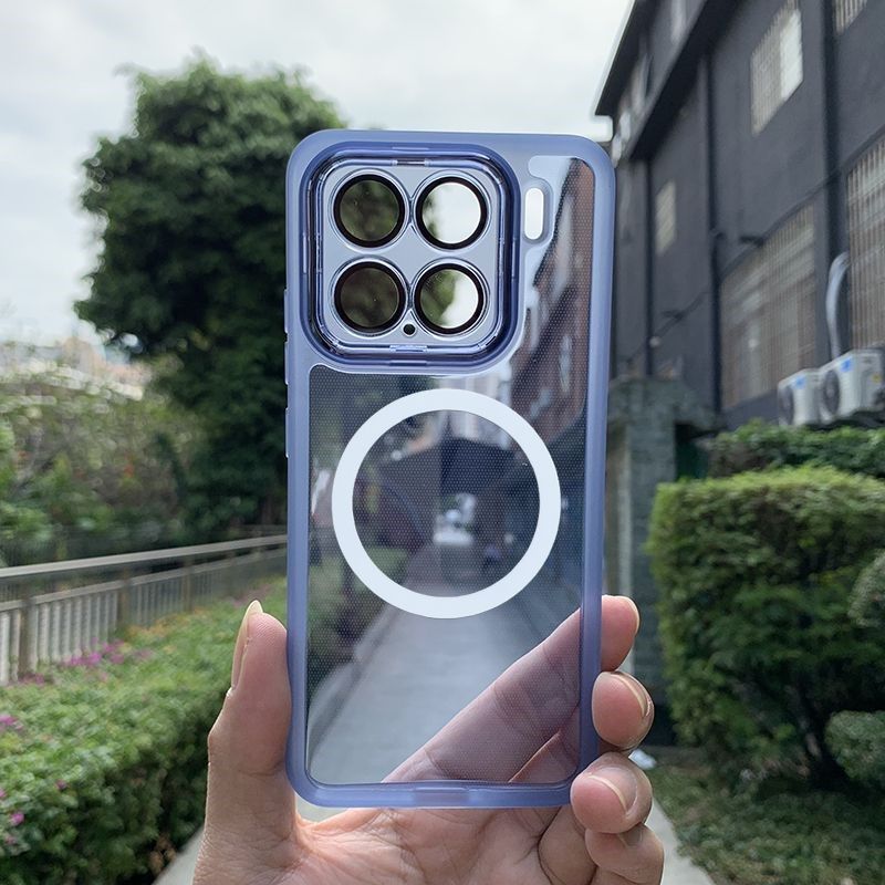 For Xiaomi 15T 14T Pro Magnetic Case Fashion Translucent TPU Soft Silicone Transparent Cover Lens Film Protection for Mi 15t Pro