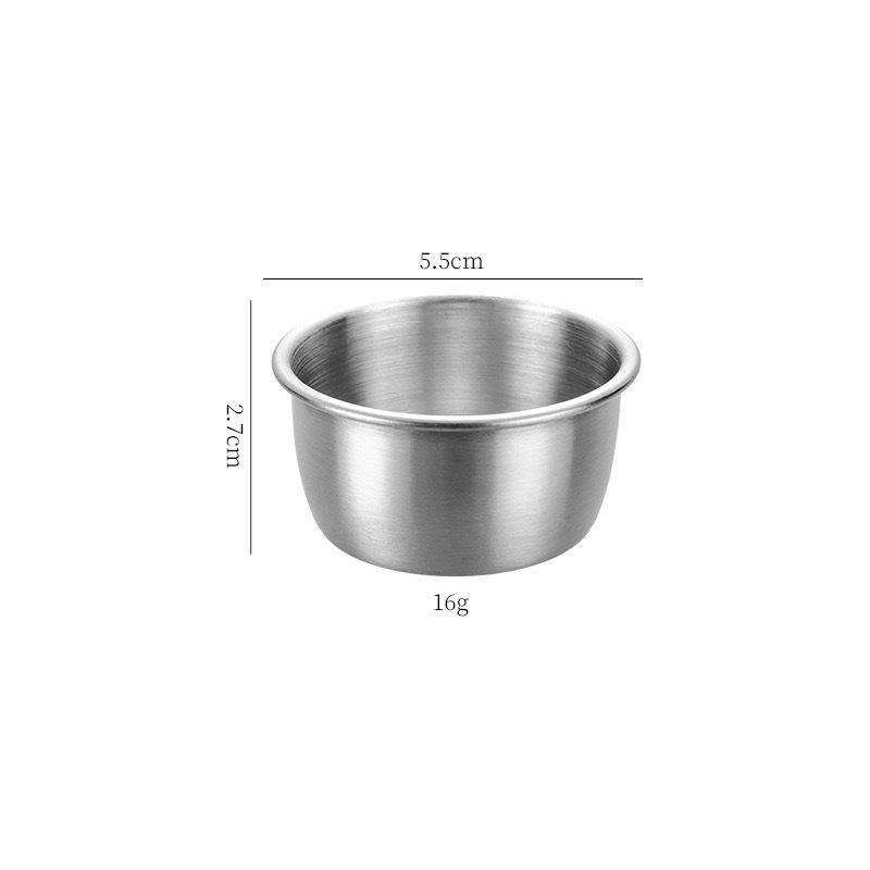 304 Stainless Steel Sauce Cup with Silicone Lid for Outdoor Use