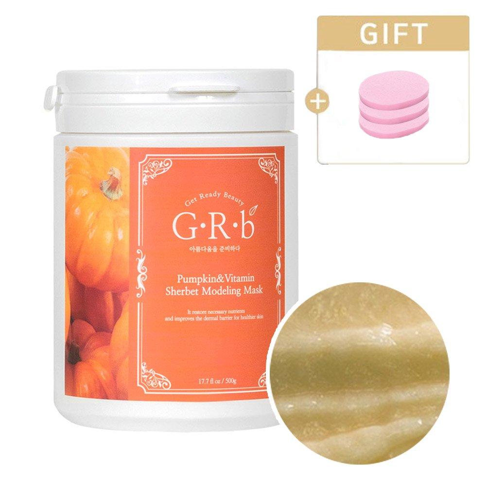 

[3 sponges] [GRb] GRB pumpkin vitamin sherbet modeling pack 500g (elasticity, puffiness, whitening)