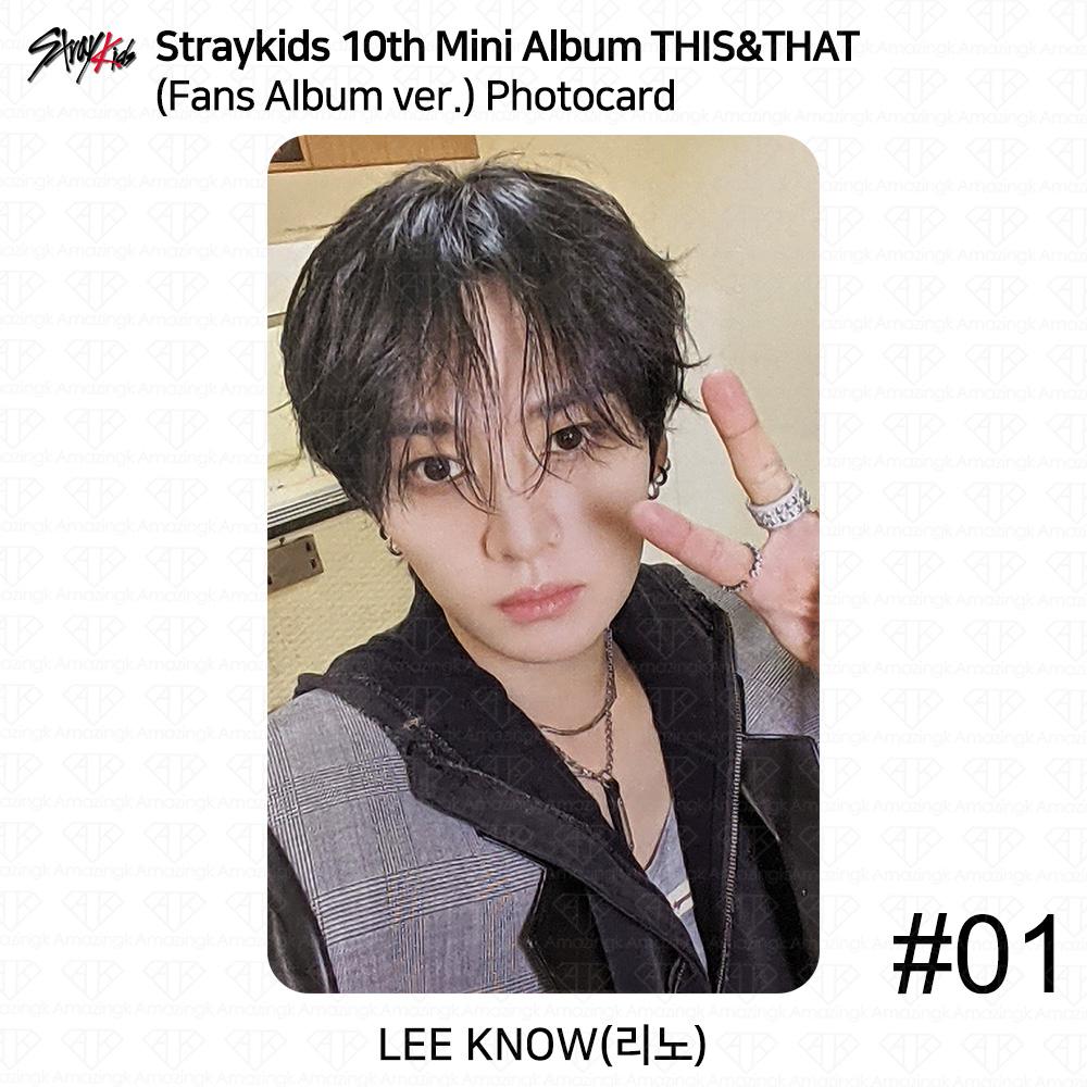 Stray Kids Il 10° Mini Album THIS&THAT Edizione Fan Album. Cartolina fotografica