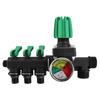 3 Way Garden Hose Splitter, Agricultural Sprayer Control Shut Off Valve, for Outdoor , Animal Husbandry and Aquaculture, Water Splitter Hose Connector