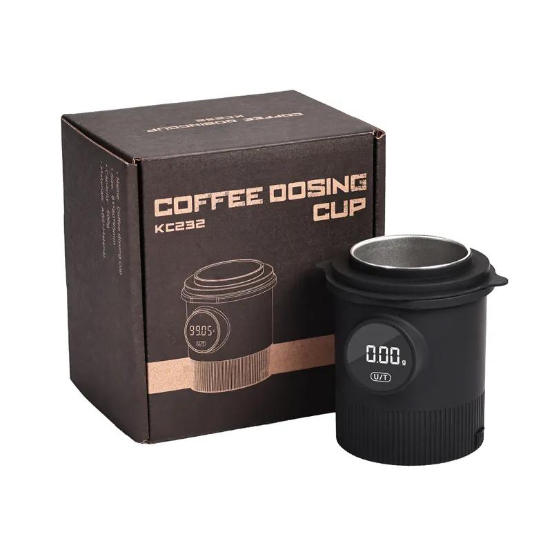 Bilancia Digitale per Caffè LCD Cucina Espresso Elettronica Bilancia Pesatura Tazza Dosaggio Caffè KC232 Bilancia a Tazza 500g