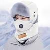 Winter Riding Hat Men's New Ski Hat Universal Windproof Ear Protection Face Mask Outdoor Thickened Lei Feng Hat Women
