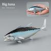 Set di Action Figure Modello Animali Marini - Pesci Oceanici Tonno Pesce Vela Persico Cernia Salmone PVC Giocattolo Educativo per Bambini